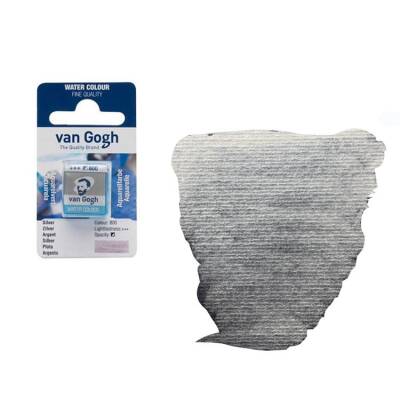 Talens Van Gogh 1/2 Tablet Sulu Boya 800 Silver - 1