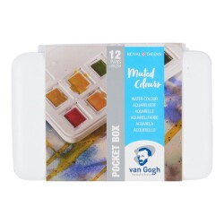 Talens Van Gogh Tablet Sulu Boya 12'li Muted Colours - 1