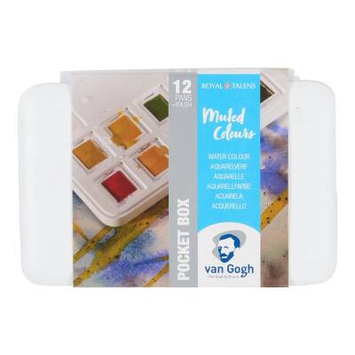 Talens Van Gogh Tablet Sulu Boya 12'li Muted Colours - 1