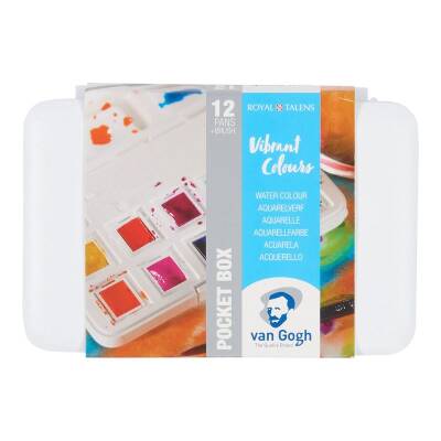 Talens Van Gogh Tablet Sulu Boya 12'li Vibrant Colours - 1