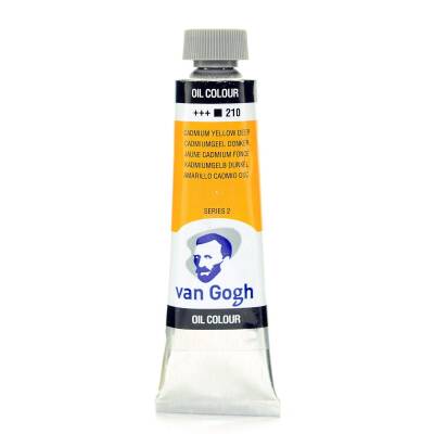 Talens Van Gogh Yağlı Boya 200 ml. 210 Cadmium Yellow Deep - 1