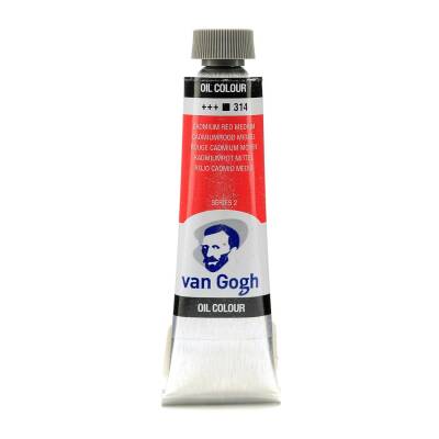 Talens Van Gogh Yağlı Boya 200 ml. 314 Cadmium Red Medium - 1