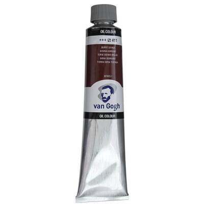 Talens Van Gogh Yağlı Boya 200 ml. 411 Burnt Sienna - 1