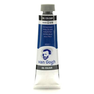 Talens Van Gogh Yağlı Boya 200 ml. 570 Phthalo Blue - 1