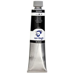 Talens Van Gogh Yağlı Boya 200 ml. 701 Ivory Black - 1