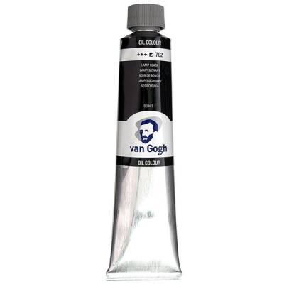 Talens Van Gogh Yağlı Boya 200 ml. 702 Lamp Black - 1