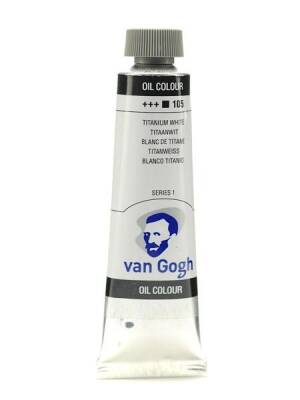 Talens Van Gogh Yağlı Boya 40 ml. 105 Titanium White - 1