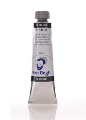 Talens Van Gogh Yağlı Boya 40 ml. 118 Titanium White (Linseed Oil) - 1