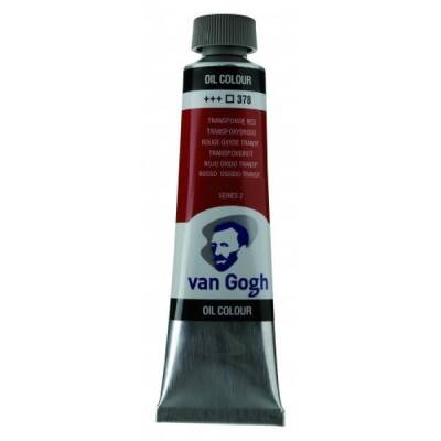 Talens Van Gogh Yağlı Boya 40 ml. 378 Transparent Oxide Red - 1