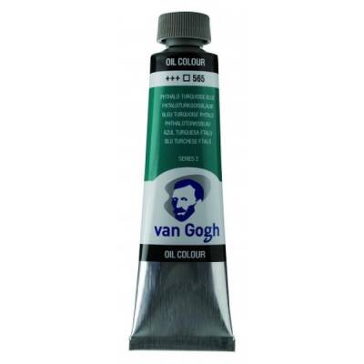 Talens Van Gogh Yağlı Boya 40 ml. 565 Phthalo Turquoise Blue - 1