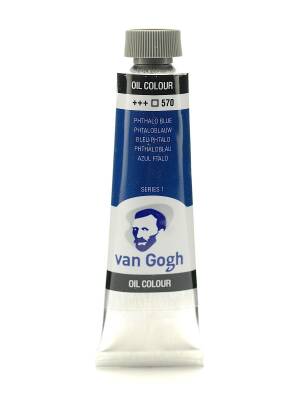 Talens Van Gogh Yağlı Boya 40 ml. 570 Phthalo Blue - 1