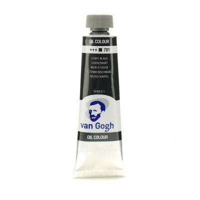 Talens Van Gogh Yağlı Boya 40 ml. 701 Ivory Black - 1