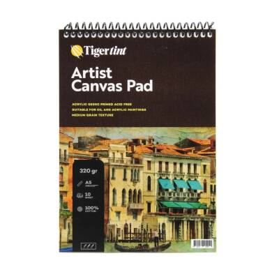 Tigertint Artist Canvas Pad Tuval Defteri A5 10 Yaprak - 2