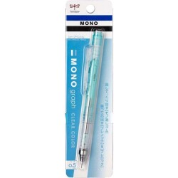 Tombow MONO Graph Mekanik Kurşun Kalem 0.5mm Şeffaf Nane - 1