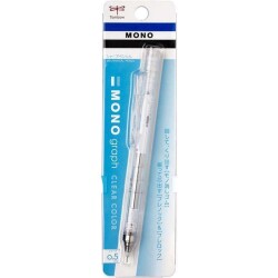 Tombow MONO Graph Mekanik Kurşun Kalem 0.5mm Şeffaf - 1