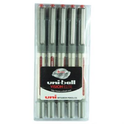 Uni-ball Eye Fine 0.7 Roller Kalem 5'li Set Kırmızı - 1