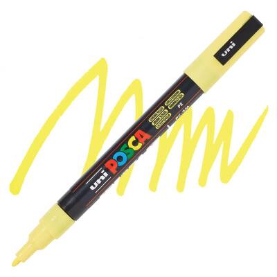 Uni Posca PC-3M Boyama Markörü 0.9-1.3 mm GÜNEŞ SARISI - 1