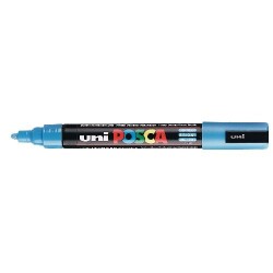 Uni Posca PC-5M Boyama Markörü 1.8-2.5 mm AÇIK MAVİ - 1