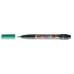 Uni Posca PCF-350 Boyama Markörü 1-10 mm Fırça Uç YEŞİL - 1