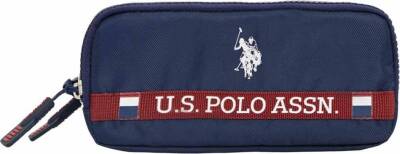 U.S. Polo Assn. Lacivert Kalem Çantası 2 Gözlü PLKLK23175 - 2