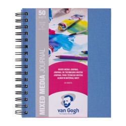 Van Gogh Mixed Media Journal Sert Kapak Spiralli A5 160 gr 50 yp - 1