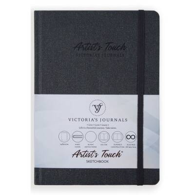 Victoria's Journals Artist's Touch Sketchbook Ser Kapak Ciltli A5 120 gr 60 yp - 1