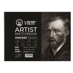 Vincent Artist Sketchbook Ivory 90 gr 30x40 cm 20 Sayfa - 1