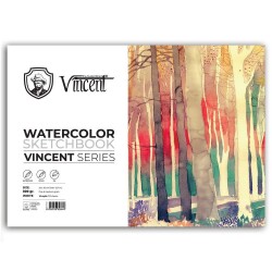 Vincent Watercolor Sketchbook White Suluboya Blok 300 gr 25x35 cm 10 Sayfa - 1