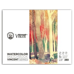 Vincent Watercolor Sketchbook White Suluboya Blok 300 gr 28x42 cm 10 Sayfa - 1