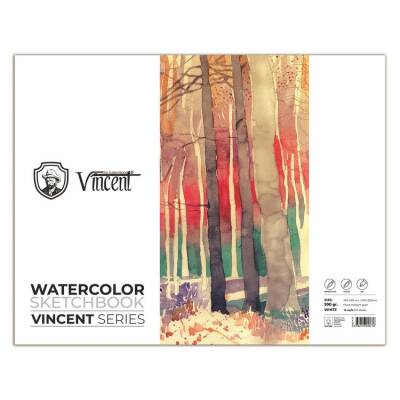 Vincent Watercolor Sketchbook White Suluboya Blok 300 gr 45,5x65 cm 10 Sayfa - 1