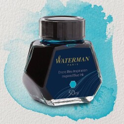 Waterman Dolmakalem Mürekkebi 50 ml Şişe Deniz Mavi - 1