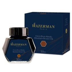 Waterman Dolmakalem Mürekkebi 50 ml Şişe Kahverengi - 1