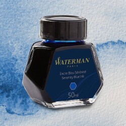 Waterman Dolmakalem Mürekkebi 50 ml Şişe Mavi - 1