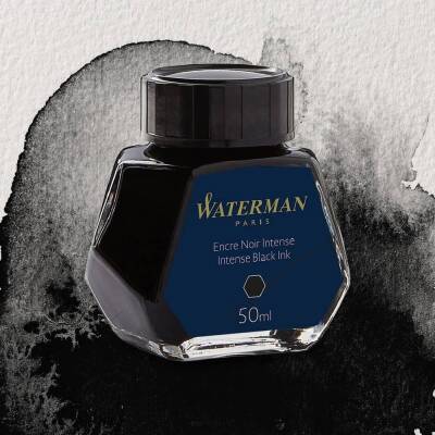 Waterman Dolmakalem Mürekkebi 50 ml Şişe Siyah - 1