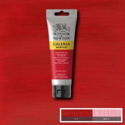 Winsor & Newton Galeria Akrilik Boya 120 ml. 099 Cadmium Red Medium - 1