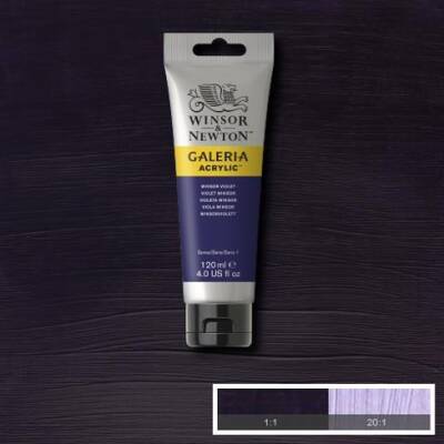 Winsor & Newton Galeria Akrilik Boya 120 ml. 728 Winsor Violet - 1