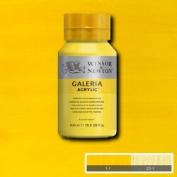 Winsor & Newton Galeria Akrilik Boya 500 ml. 120 Cadmium Yellow Medium Hue - 1