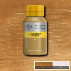 Winsor & Newton Galeria Akrilik Boya 500 ml. 283 Metallic Gold - 1