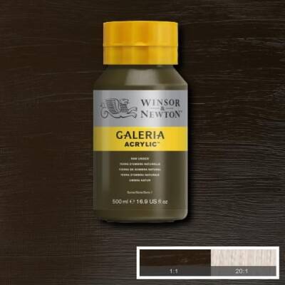 Winsor & Newton Galeria Akrilik Boya 500 ml. 554 Raw Umber - 1