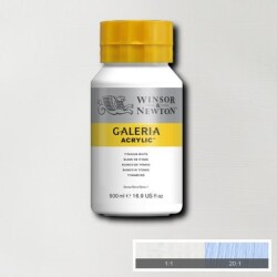 Winsor & Newton Galeria Akrilik Boya 500 ml. 644 Titanium White - 1