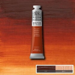 Winsor & Newton Winton Yağlı Boya 200 ml. 2 Burnt Sienna - 1