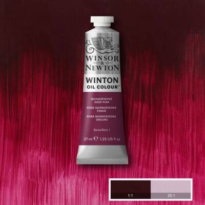 Winsor & Newton Winton Yağlı Boya 37 ml. 250 Quinacridone Deep Pink - 1