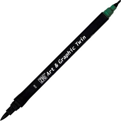 Zig Art & Graphic Twin Marker Çizim Kalemi 38 Sea Green - 1