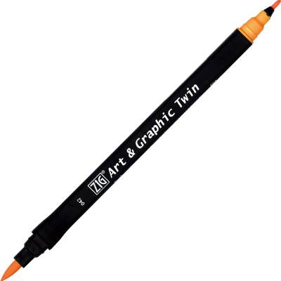 Zig Art & Graphic Twin Marker Çizim Kalemi 42 Light Orange - 1