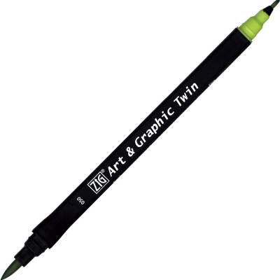 Zig Art & Graphic Twin Marker Çizim Kalemi 50 Willow Green - 1