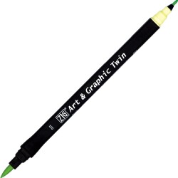 Zig Art & Graphic Twin Marker Çizim Kalemi 53 Lime Green - 1