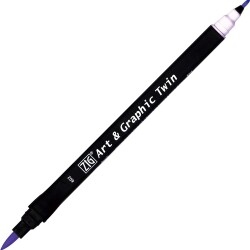 Zig Art & Graphic Twin Marker Çizim Kalemi 602 Pastel Violet - 1