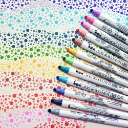 Zig Clean Color Dot Mandala Kalemi 12 RENK - 1