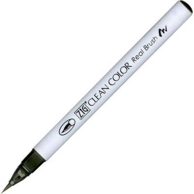 Zig Clean Color Real Brush Fırça Uçlu Marker Kalem 010 Black - 1