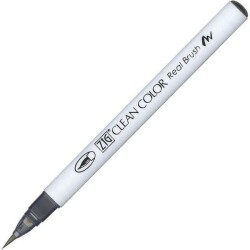 Zig Clean Color Real Brush Fırça Uçlu Marker Kalem 090 Gray - 1